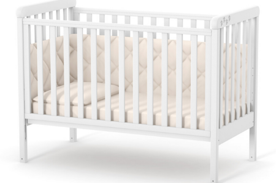 Дитяче ліжечко Верес Лд12 без ящика (Білий)