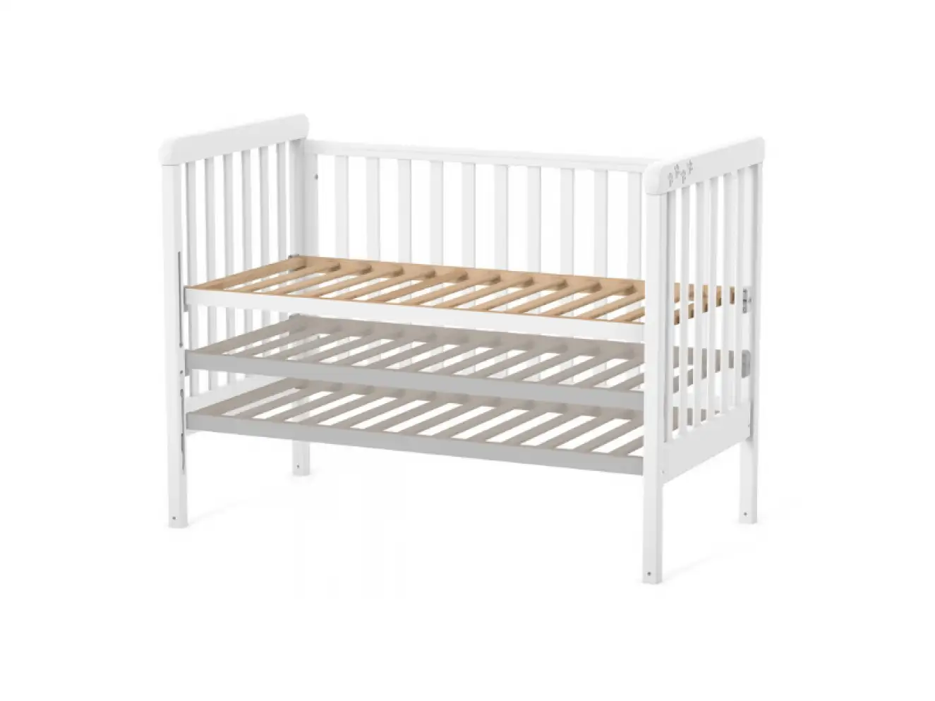 Дитяче ліжечко Верес Лд12 без ящика (Горіх)