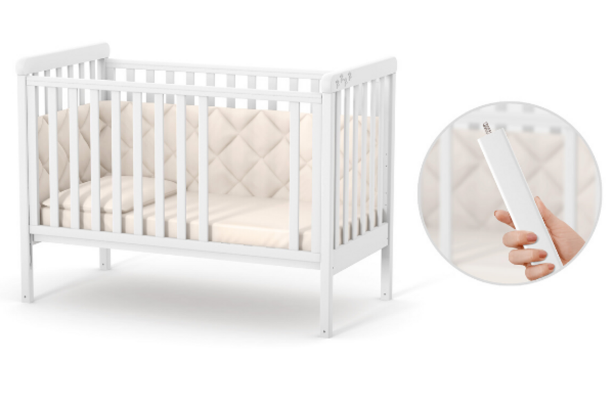 Дитяче ліжечко Верес Лд12 без ящика (Горіх)