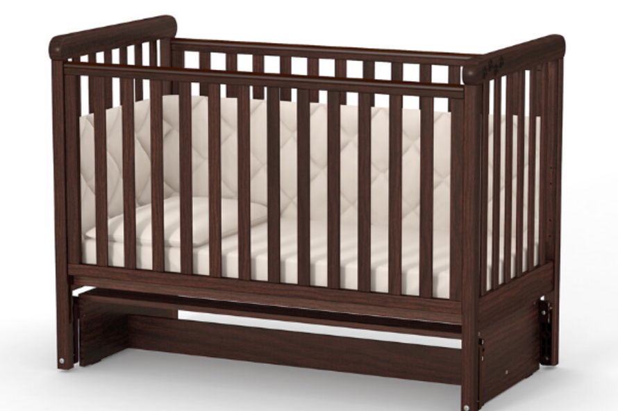 Дитяче ліжечко Верес Лд12 без ящика (Горіх)