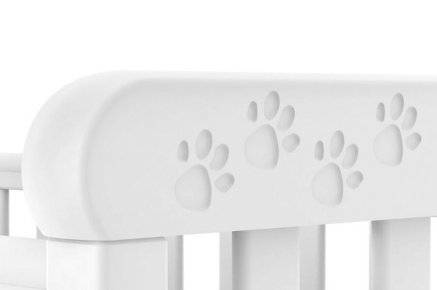 Дитяче ліжечко Верес Лд12 без ящика (Слон. Кость)