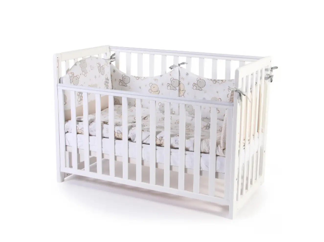 Дитяче ліжечко Верес Лд13 (Білий) Дитяче ліжечко Верес Лд13 (Білий)