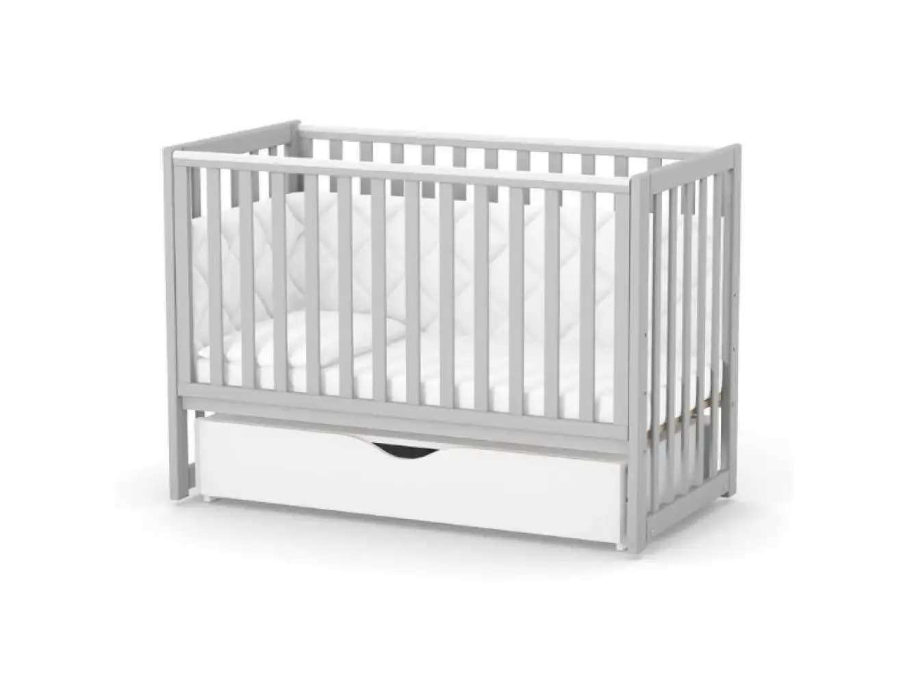 Детская кроватка Верес Лд13 (Серый)