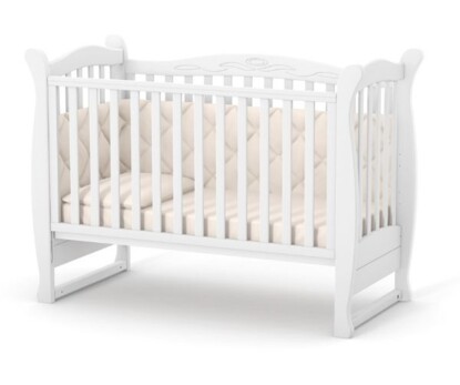 Дитяче ліжечко Верес Лд15 без ящика (Білий)