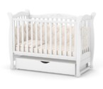 Дитяче ліжечко Верес Лд15 без ящика (Білий)