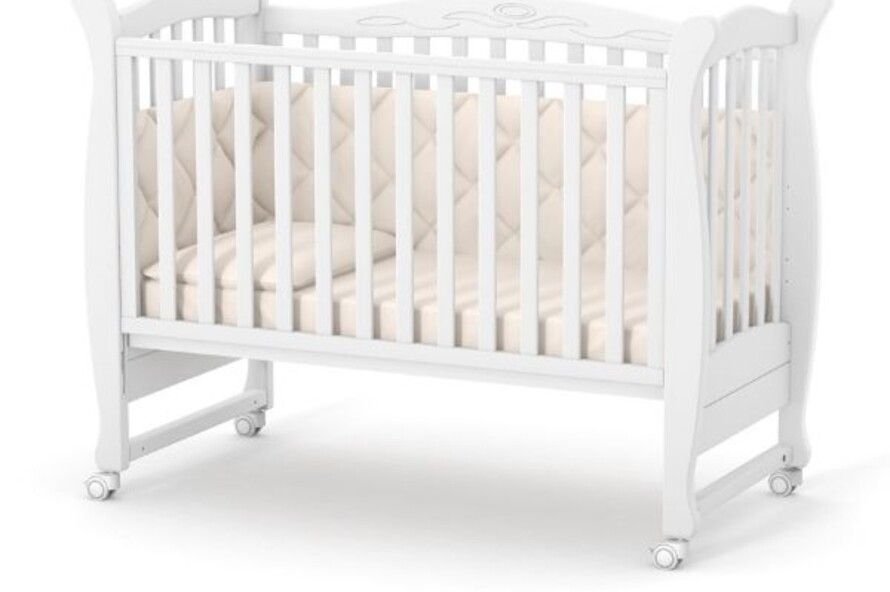 Дитяче ліжечко Верес Лд15 без ящика (Білий)