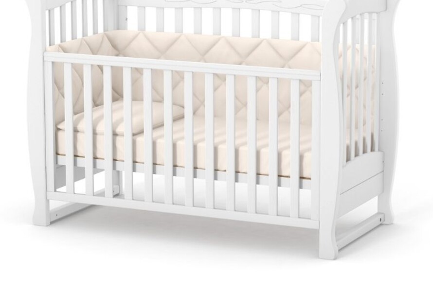 Дитяче ліжечко Верес Лд15 без ящика (Білий)