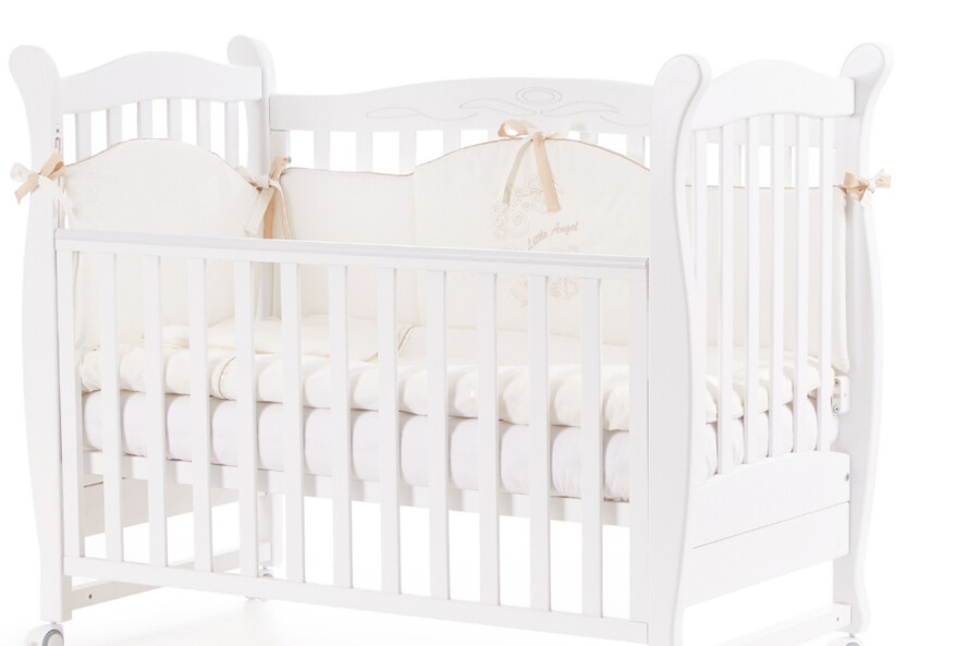 Дитяче ліжечко Верес Лд15 без ящика (Білий)