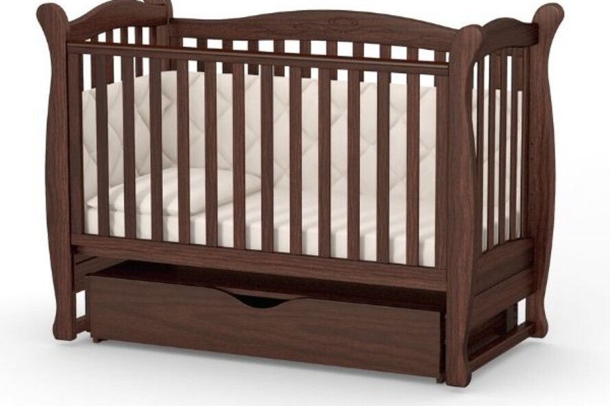 Дитяче ліжечко Верес Лд15 без ящика (Горіх)