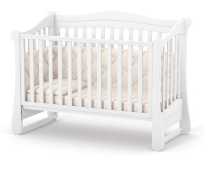 Дитяче ліжечко Верес Лд18 без ящика (Білий)