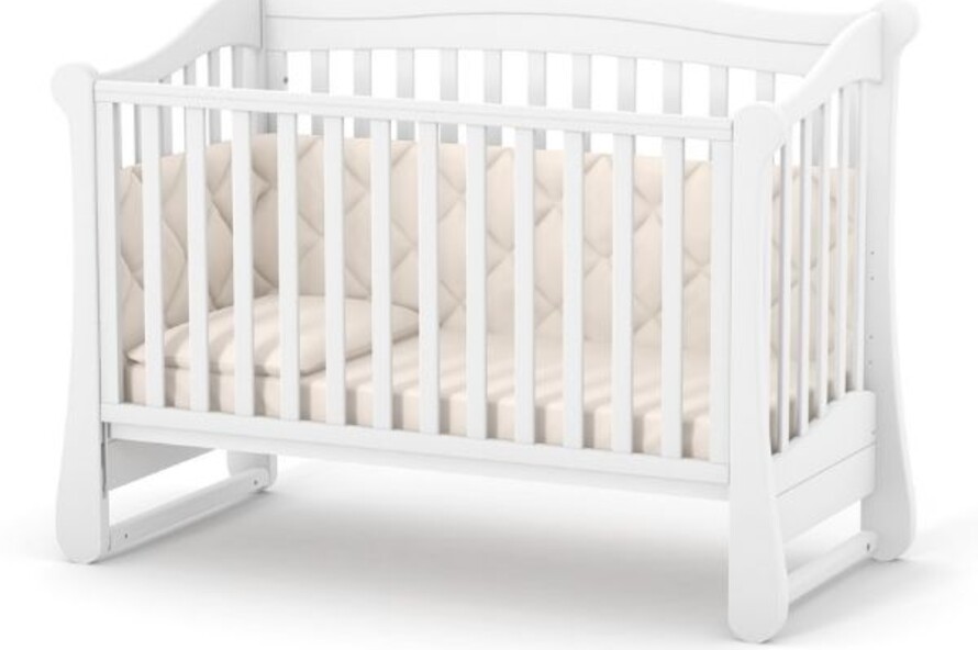 Дитяче ліжечко Верес Лд18 без ящика (Білий)