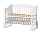 Дитяче ліжечко Верес Лд18 без ящика (Білий)