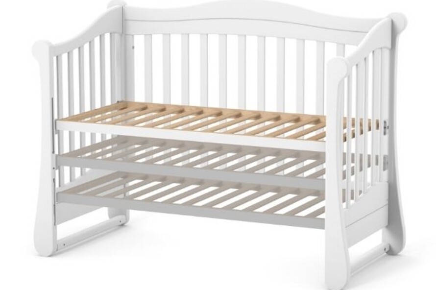 Дитяче ліжечко Верес Лд18 без ящика (Білий)