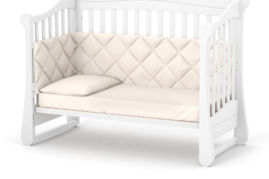 Дитяче ліжечко Верес Лд18 без ящика (Білий)