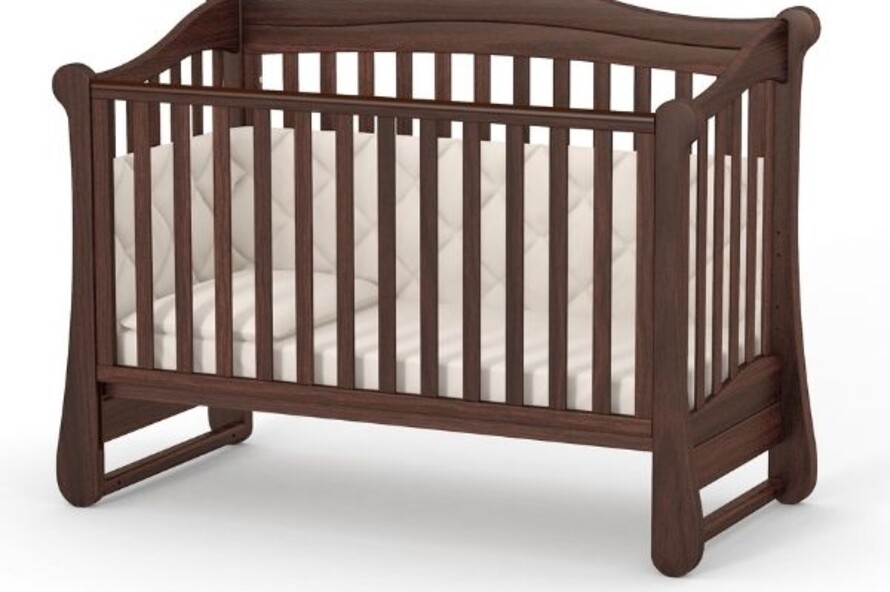 Детская кроватка Верес Лд18 без ящика (Орех) Ес