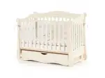 Дитяче ліжечко Верес Лд18 без ящика (Слонова Кость)