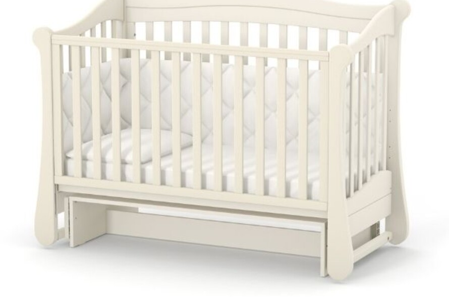 Дитяче ліжечко Верес Лд18 без ящика (Слонова Кость)