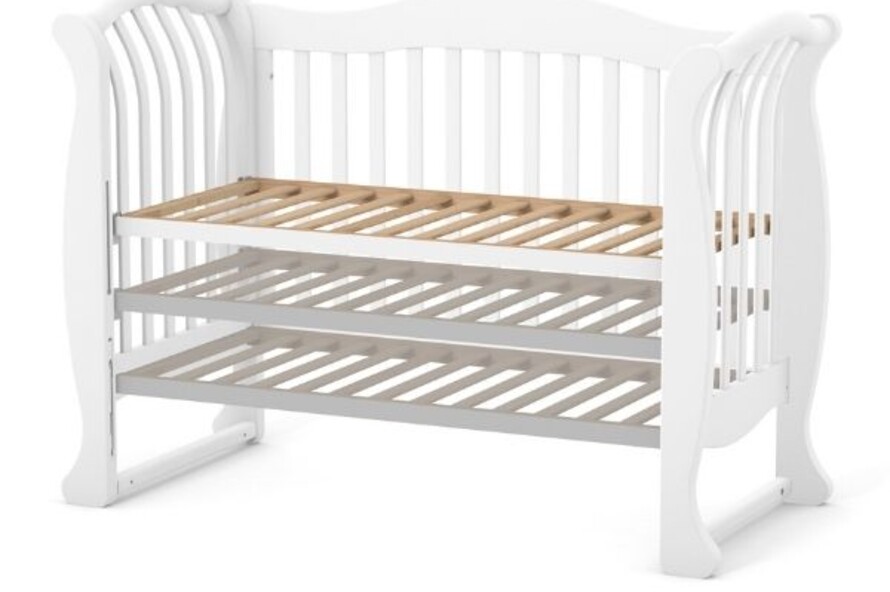 Дитяче ліжечко Верес Лд19 без ящика (Білий)