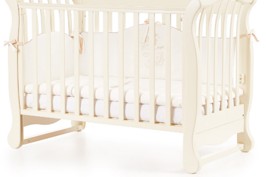 Детская кроватка Верес Лд19 без ящика (Слоновая Кость) Ес