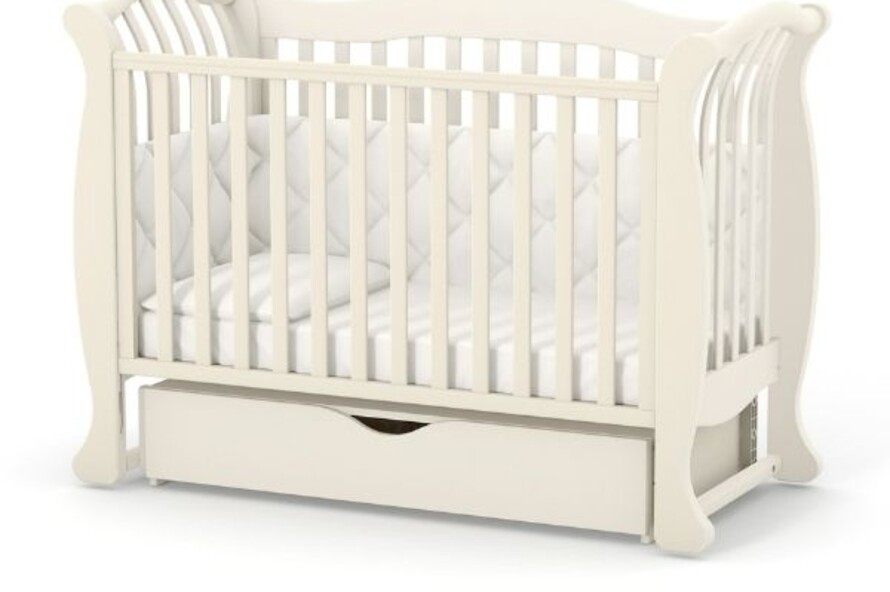 Детская кроватка Верес Лд19 без ящика (Слоновая Кость) Ес