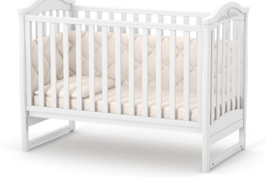 Дитяче ліжечко Верес Лд3 без ящика (Білий)