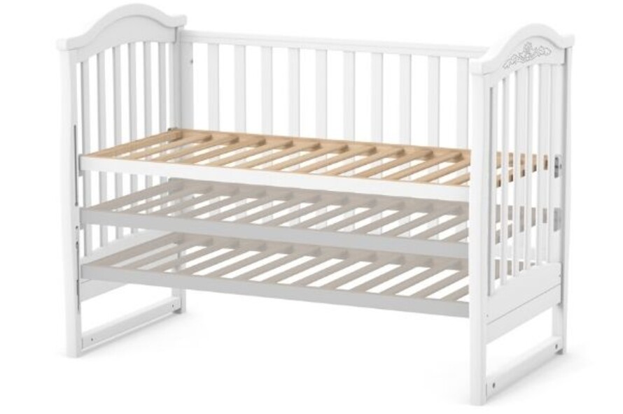 Детская кроватка Верес Лд3 без ящика (Орех) Ес