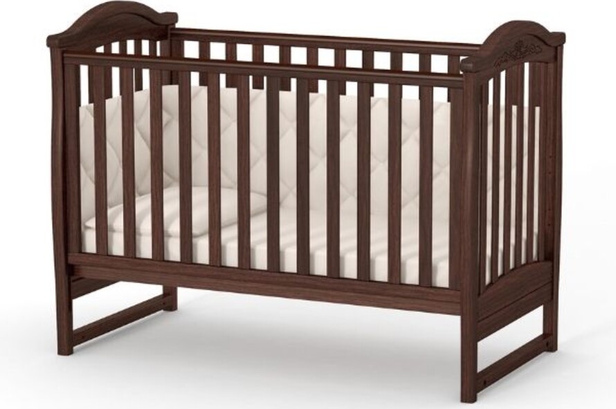 Детская кроватка Верес Лд3 без ящика (Орех) Ес