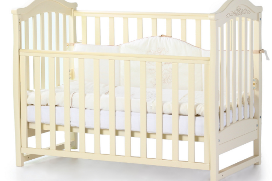 Дитяче ліжечко Верес Лд3 без ящика (Слонова Кость)