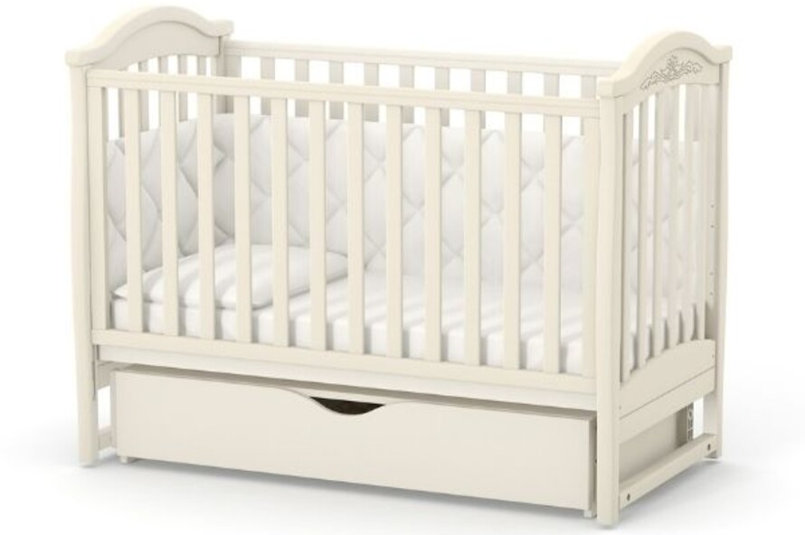 Дитяче ліжечко Верес Лд3 без ящика (Слонова Кость)