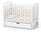 Детская кроватка Верес Лд6 без ящика (Белый) Ес