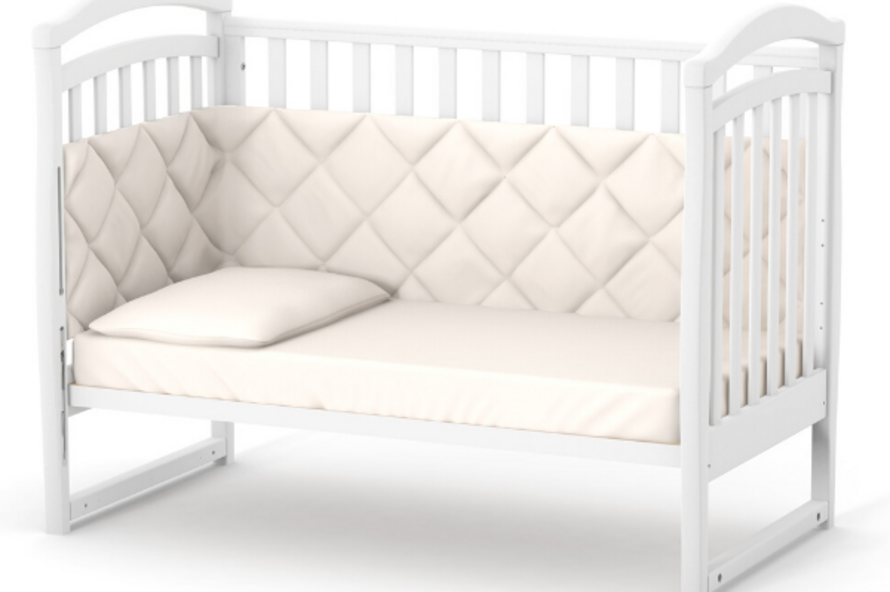 Детская кроватка Верес Лд6 без ящика (бело-графитовый) Ес