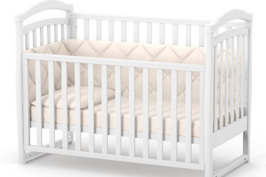 Детская кроватка Верес Лд6 без ящика (бело-графитовый) Ес