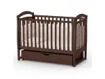 Дитяче ліжечко Верес Лд6 без ящика (Горіх)