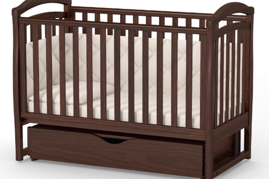 Детская кроватка Верес Лд6 без ящика (Орех) Ес