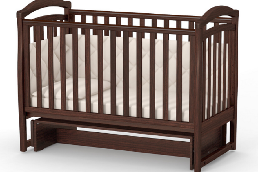 Детская кроватка Верес Лд6 без ящика (Орех) Ес