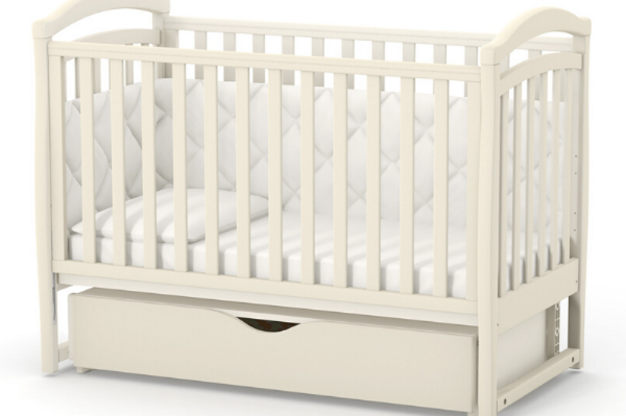 Дитяче ліжечко Верес Лд6 без ящика (Слонова Кость)