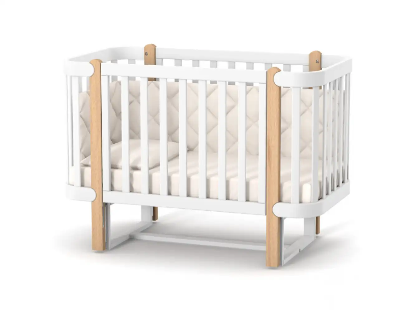 Дитяче ліжечко Верес Монако (Біло-Буковий)