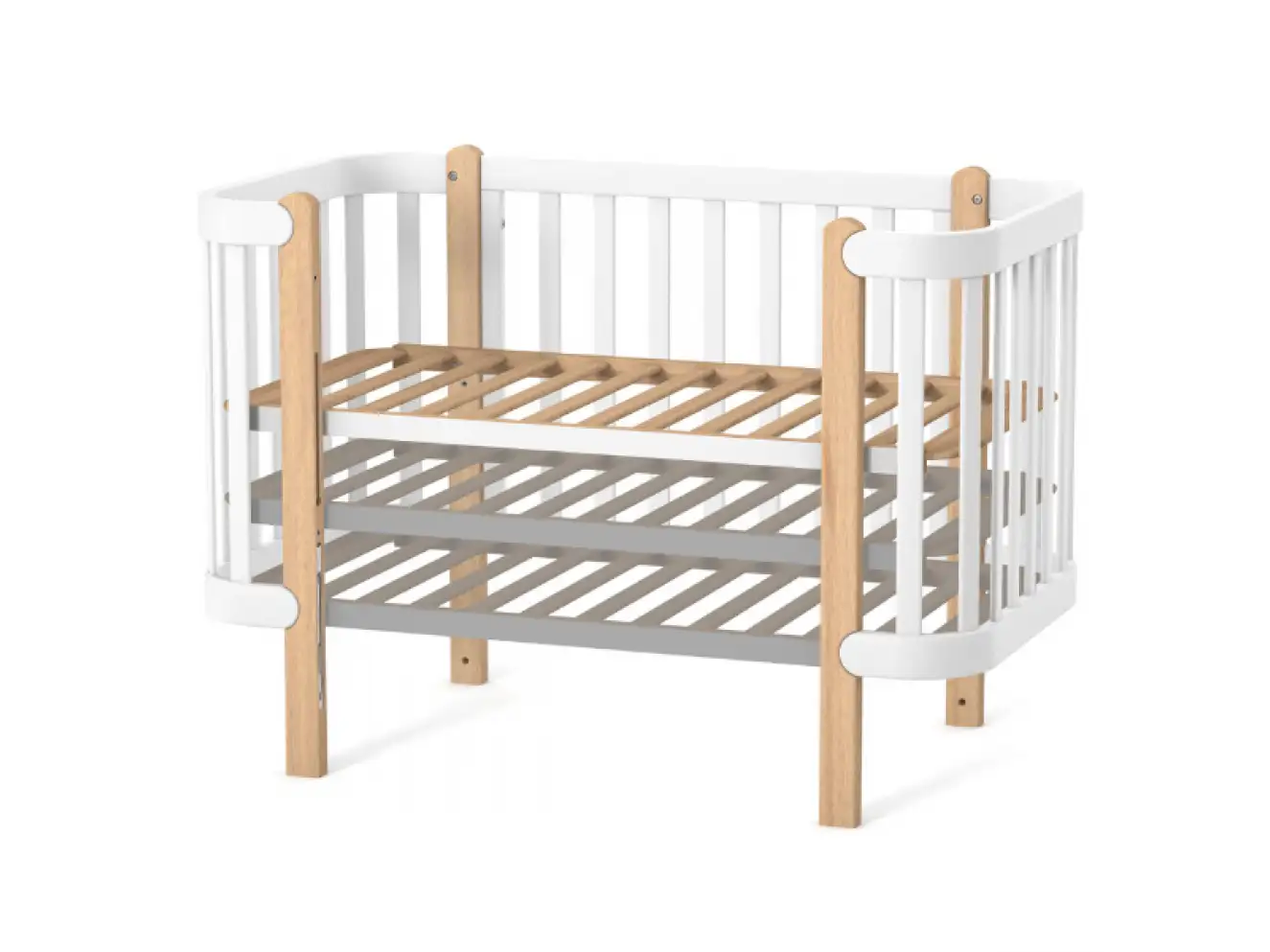 Дитяче ліжечко Верес Монако (Біло-Буковий)