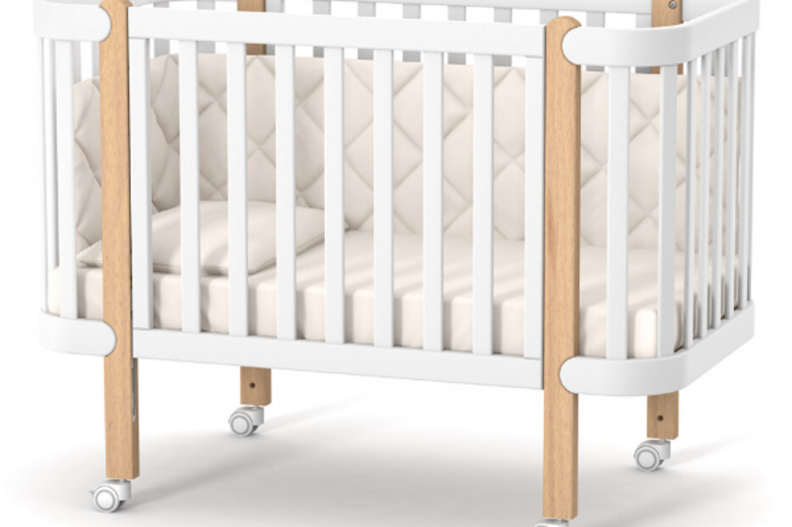 Детская кроватка Верес Монако (Бело-Серый)