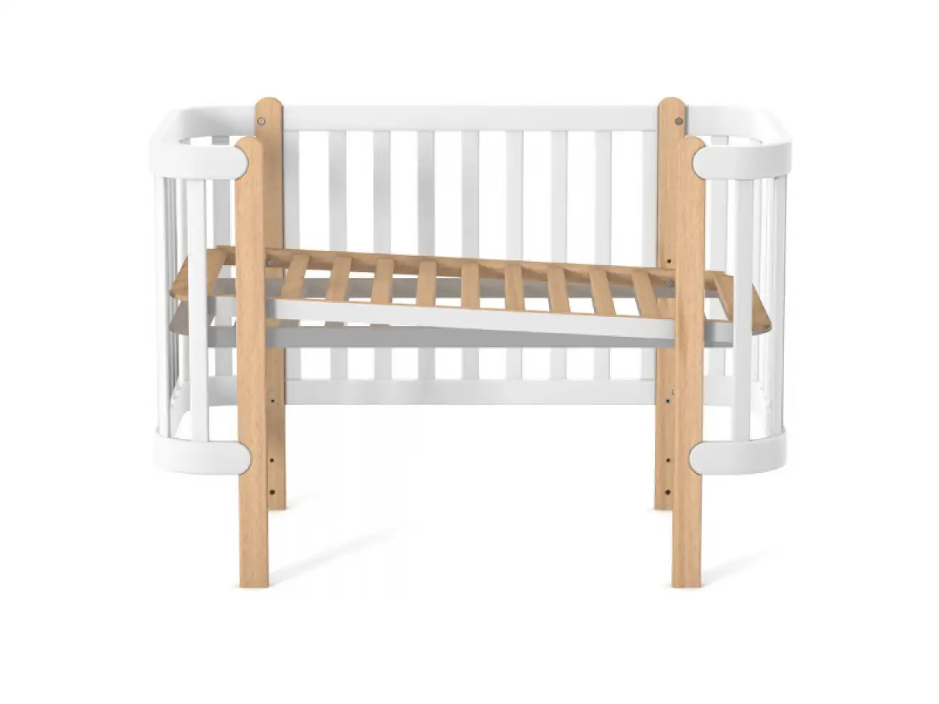 Детская кроватка Верес Монако (Бело-Серый) Детская кроватка Верес Монако (Бело-Серый)