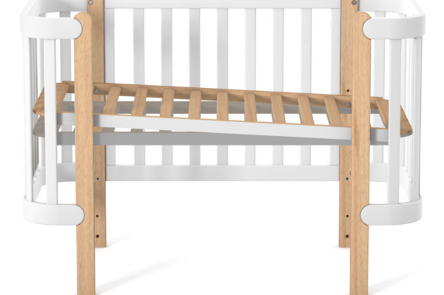 Детская кроватка Верес Монако (Бело-Серый)