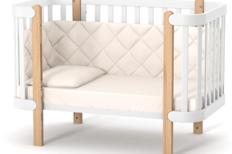 Дитяче ліжечко Верес Монако (Капучіно-Білий)