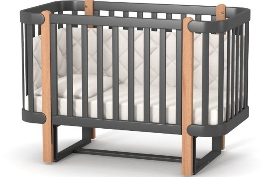 Детская кроватка Верес Монако (Темно-Серый)