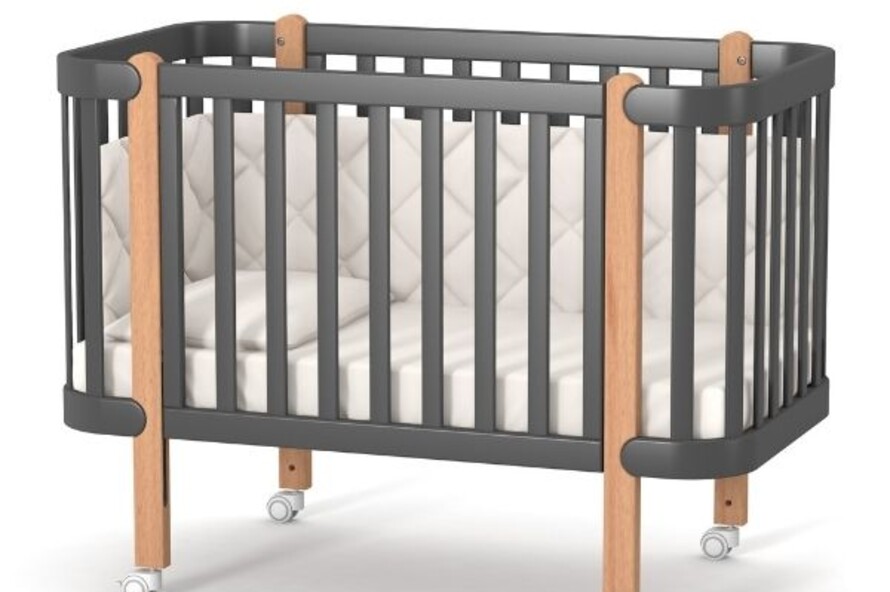 Детская кроватка Верес Монако (Темно-Серый)