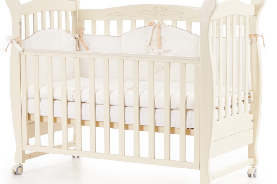 Дитяче ліжечко Верес Лд15 без ящика (Слонова Кость)