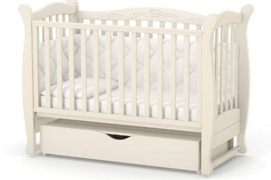 Дитяче ліжечко Верес Лд15 без ящика (Слонова Кость)
