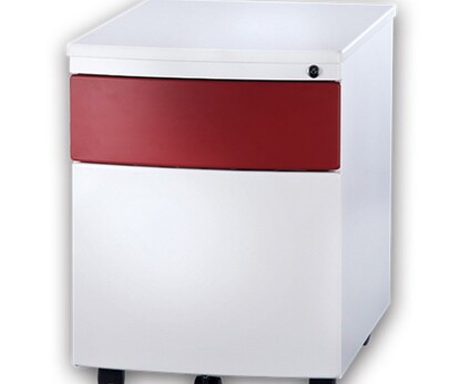 Тумбочка Mealux BD-C8 R біла із червоним