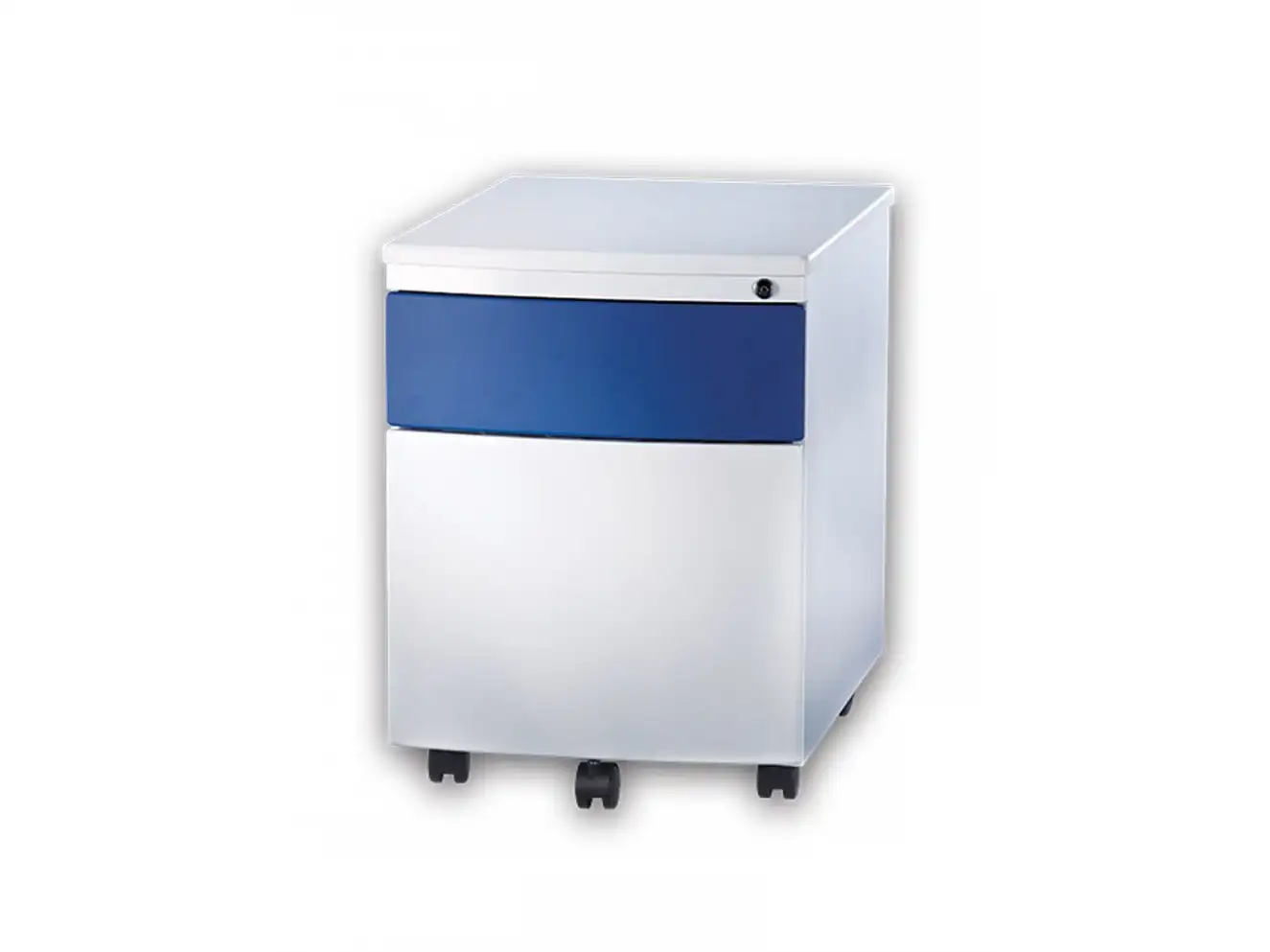 Тумбочка Mealux BD-C8 B белая с синим