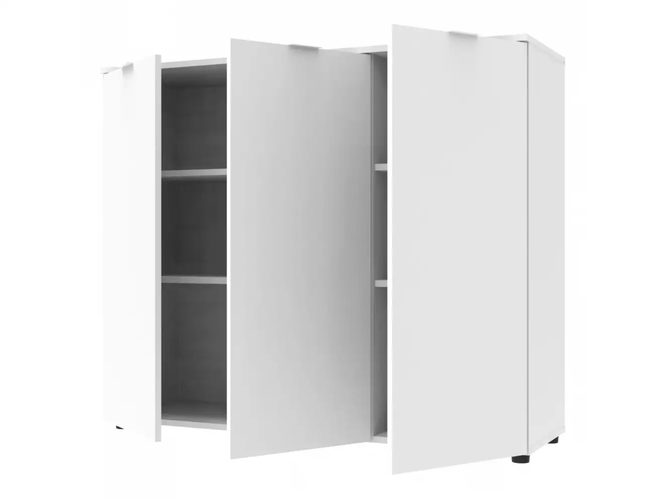 Комод Рон 6 3 фасади Білий 