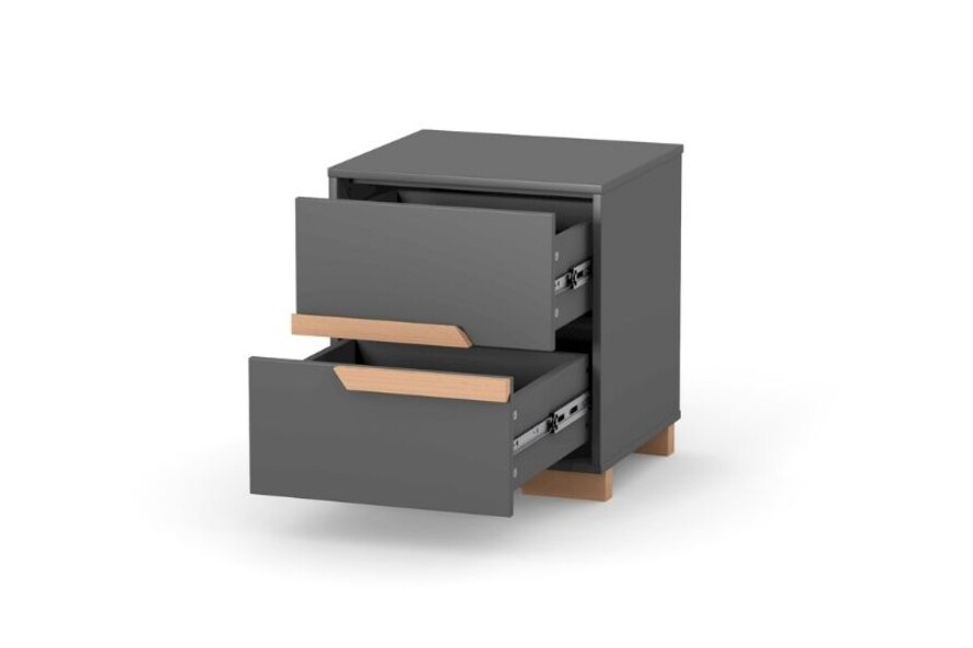 Тумбочка Верес Сіетл (темно-сірий)